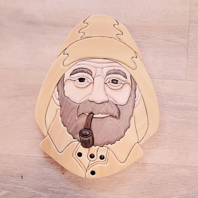 &quot;Old Mariner&quot; Intarsia by Gary Harvath - Elkton, MD