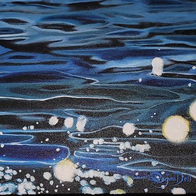 Original &quot;Moonbeams on the Sea&quot; - Gina Dell - North East, MD