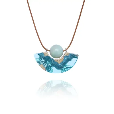 Jewelry from Australia made from Resin and sand