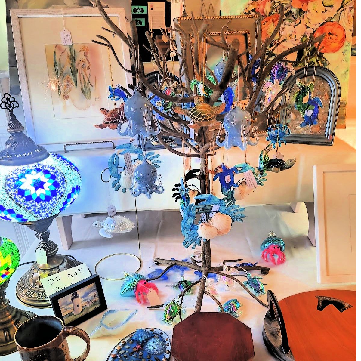 Beautiful Items, lots of glass, and original art