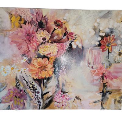 Gina Dell - North East, MD Beautiful Original Oil Floral