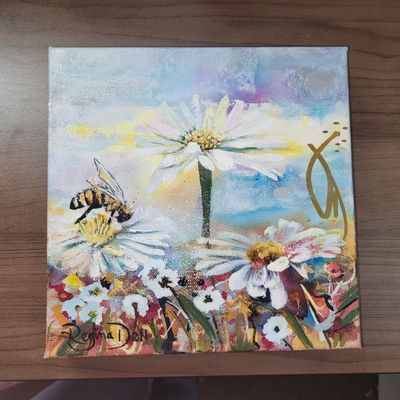 Gina Dell - North East, MD Original Oil 8" x 8" Gina Dell - North East, MD Original Oil 8" x 8"