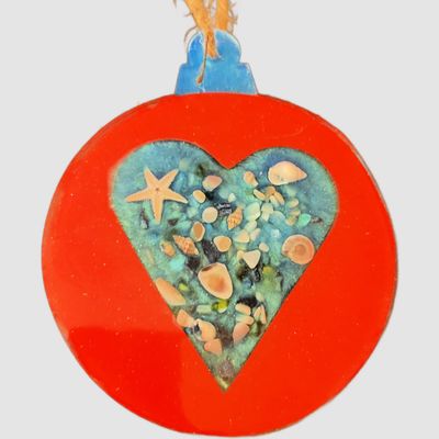 Resin Christmas Ornament handmade in North East, MD Resin Christmas Ornament handmade in North East, MD