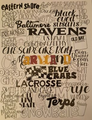 Maryland Greeting Card. Made in Maryland.