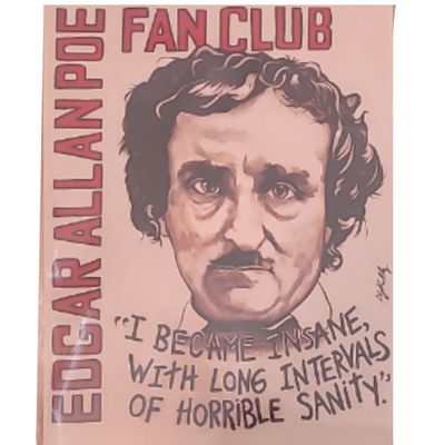 Funny Edgar Allen Poe Card by D.J. Kelly
