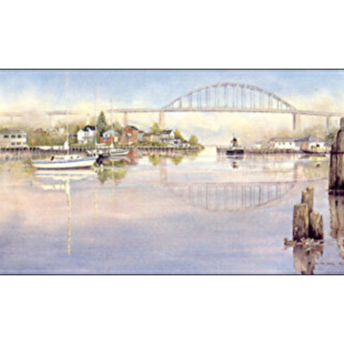 "Canal Town" Numbered & Signed Giclee Print "Canal Town" Numbered & Signed Giclee Print