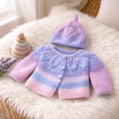 Lovely Handmade Baby Sweater - Marilyn Dickey Lovely Handmade Baby Sweater - Marilyn Dickey