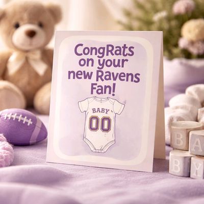 Congratulations on New Ravens' Fan Baby