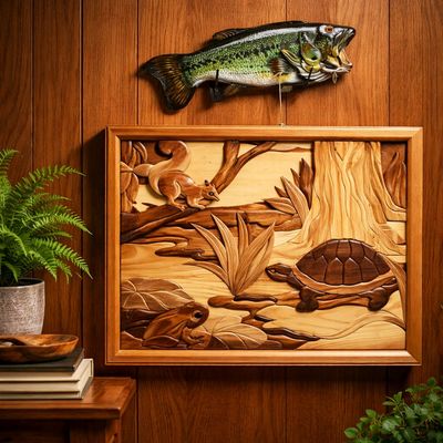 "The Bog Turtle" Intarsia - Gary Harvath - Elkton, MD