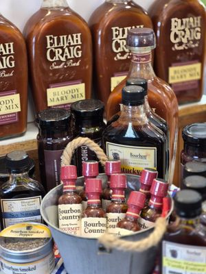 Our wonderful bourbon section