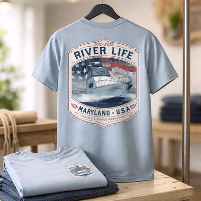 River Life Maryland short - sleeved Tee Shirt River Life Maryland short - sleeved Tee Shirt