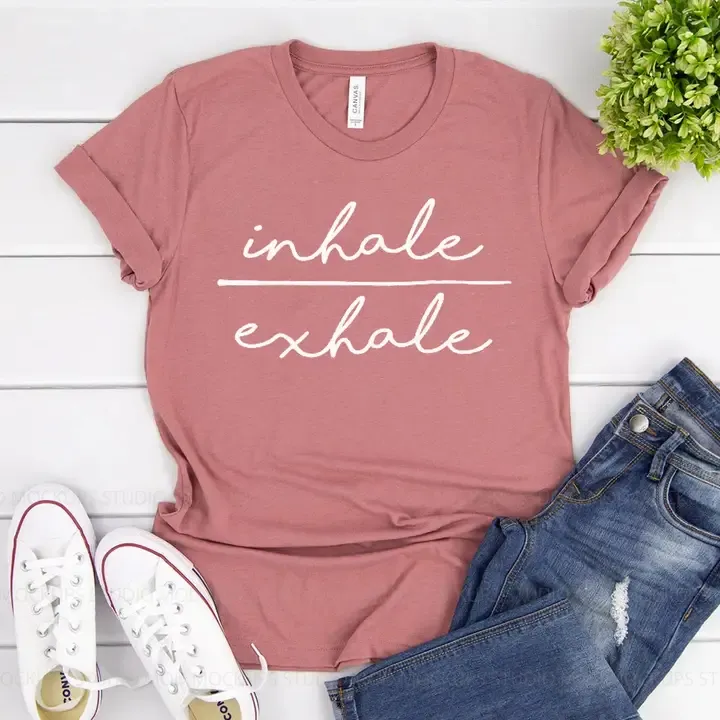 Inhale/Exhale Short-Sleeved Tee Shirt Inhale/Exhale Short-Sleeved Tee Shirt