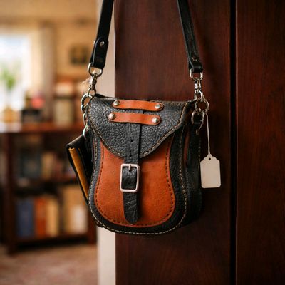 Saddle Bag Shoulder Bag Hand Made in North East, Maryland