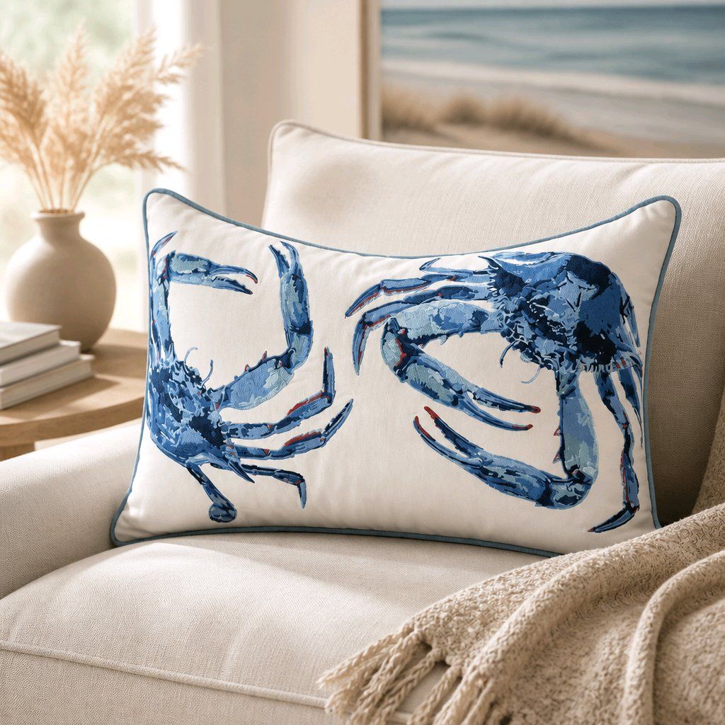 Double Crab Pillow Double Crab Pillow