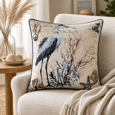 Great Blue Heron Pillow Great Blue Heron Pillow