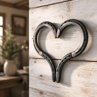 Hand-Forged Heart Wall Decoration by Rich McClure