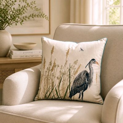 Great Blue Heron Indoor/Outdoor Pillow Great Blue Heron Indoor/Outdoor Pillow