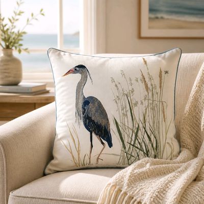 Great Blue Heron Indoor/Outdoor Pillow Great Blue Heron Indoor/Outdoor Pillow