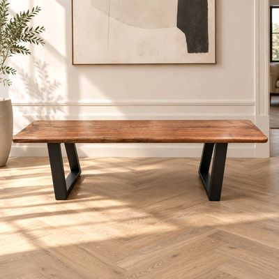 Lovely Walnut Bench made by Jim Racine - North East, MD