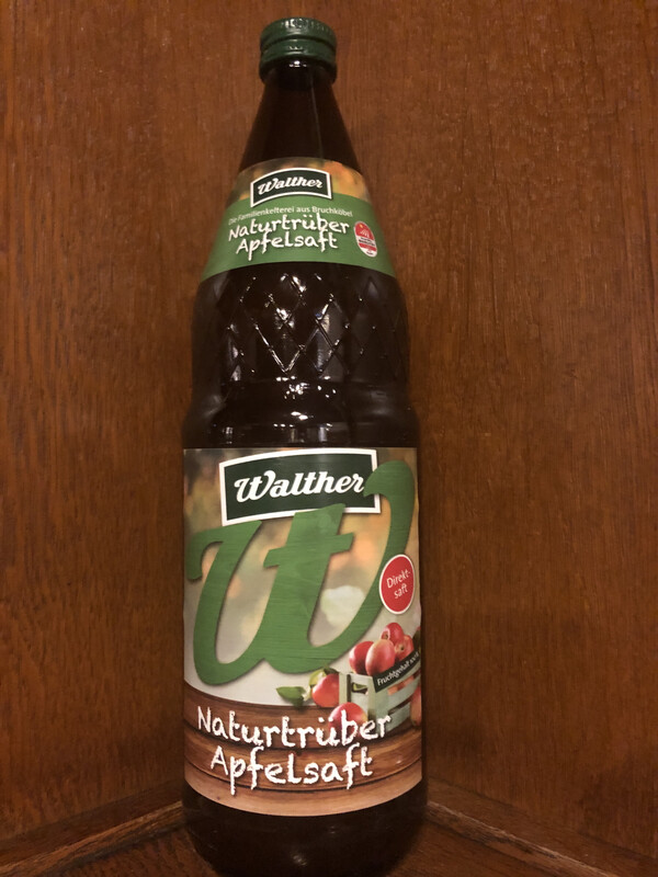 Apfelsaft naturtrüb 1l