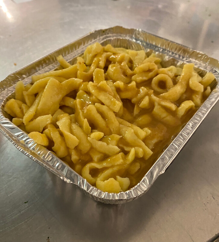 Spätzle mit Rahmsauce