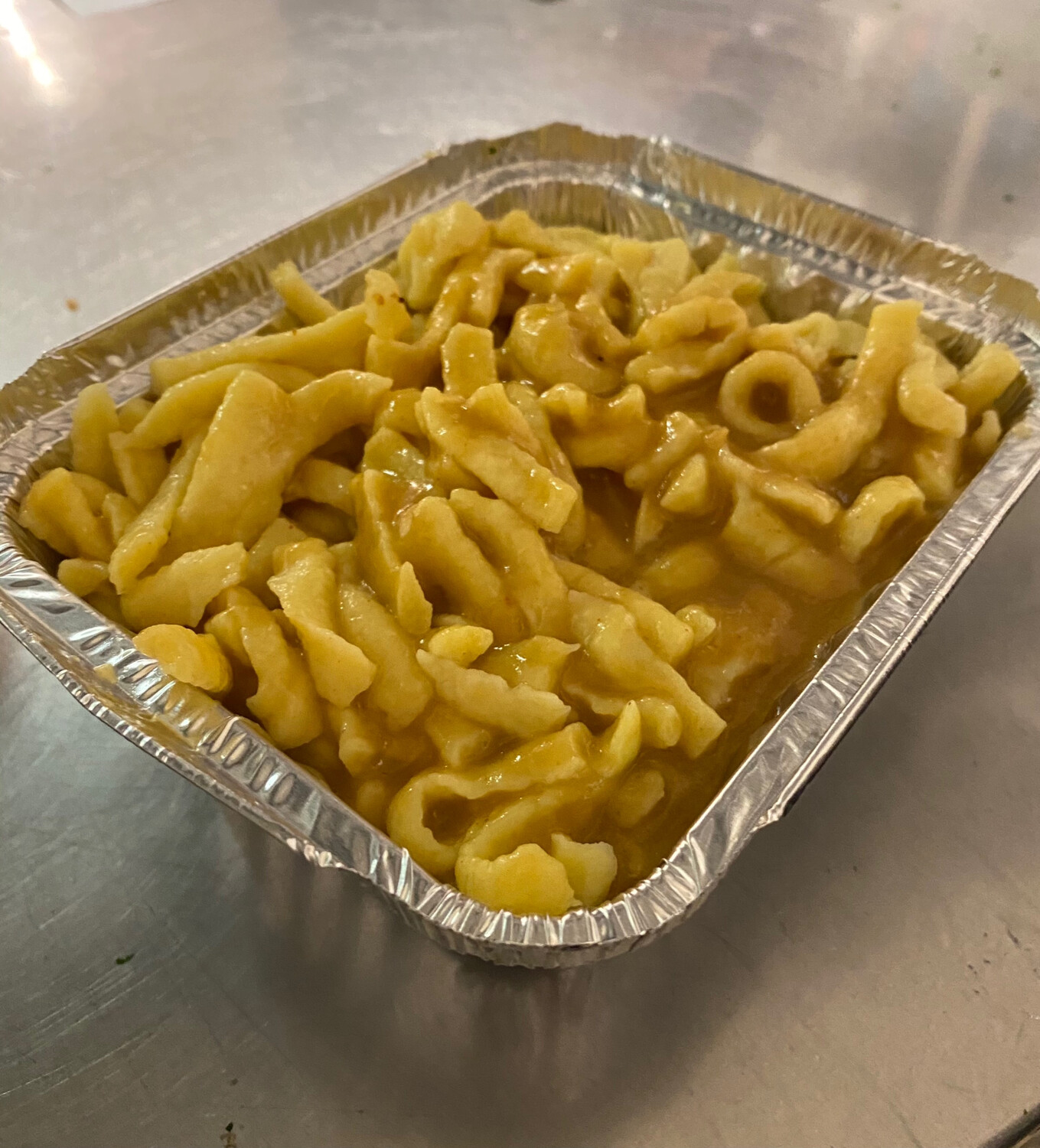 Spätzle mit Rahmsauce