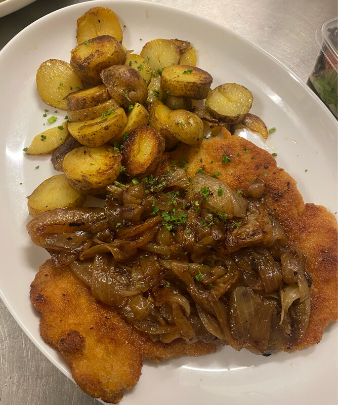 Zwiebelschnitzel