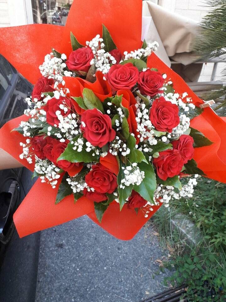 BOUQUET ASSORTITO DI ROSE Grande