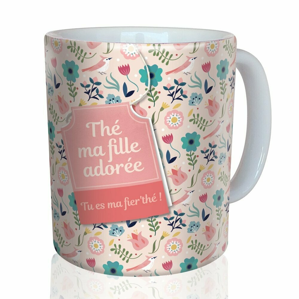 Mug "Thé ma fille adorée"