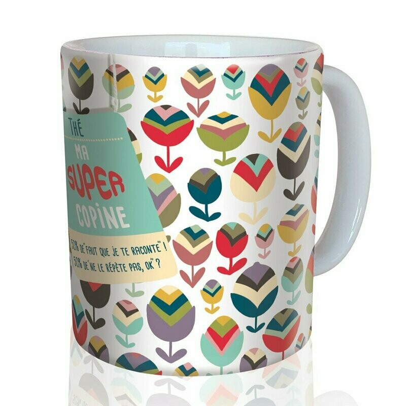 Mug "Thé ma super copine"