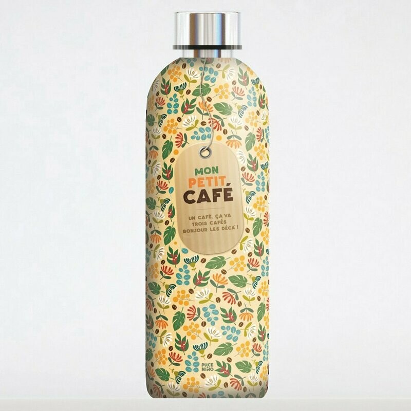 Bouteille isotherme 
"Mon petit café"