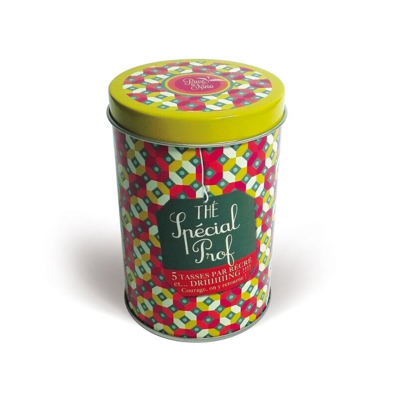 Boîte de thé "Spécial prof"