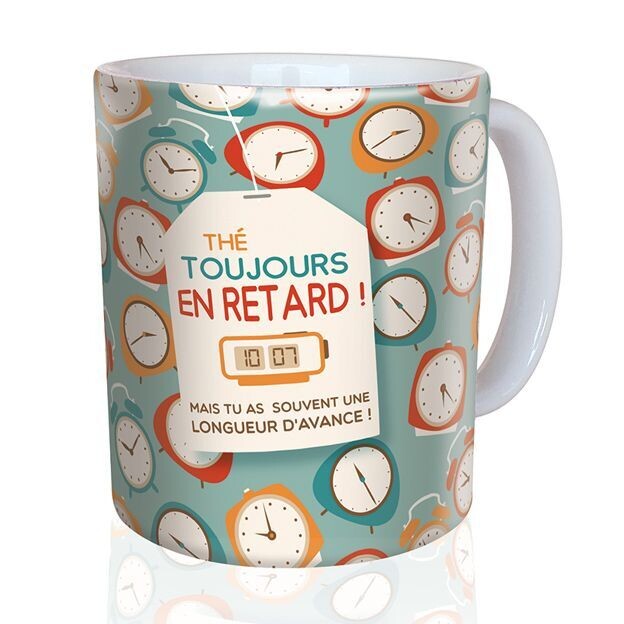 Mug "Toujours en retard"