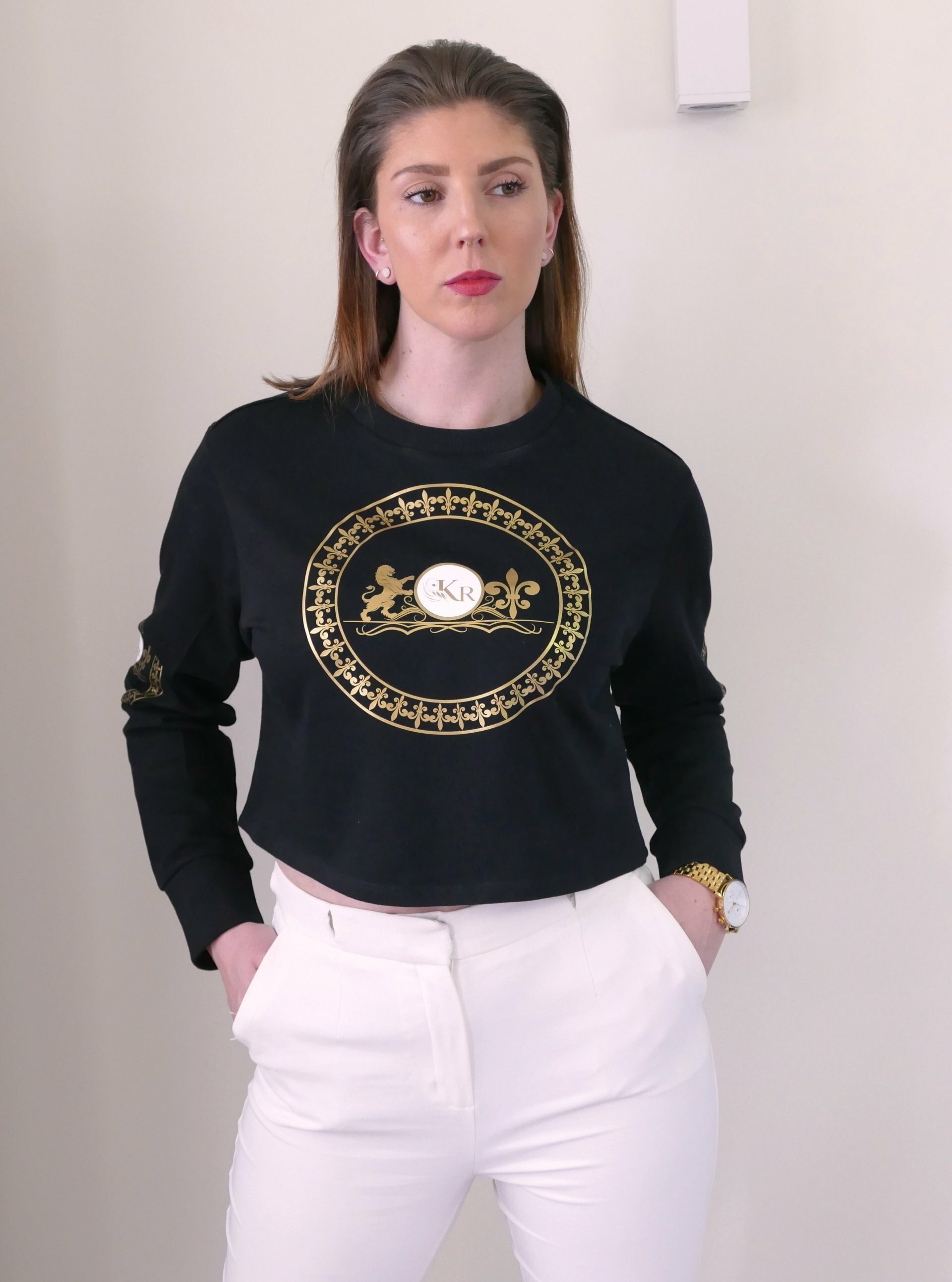 Cropped Sweat Lirio del Sol