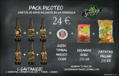 Gaitanejo Pack Picoteo - Cervezas Gaitanejo