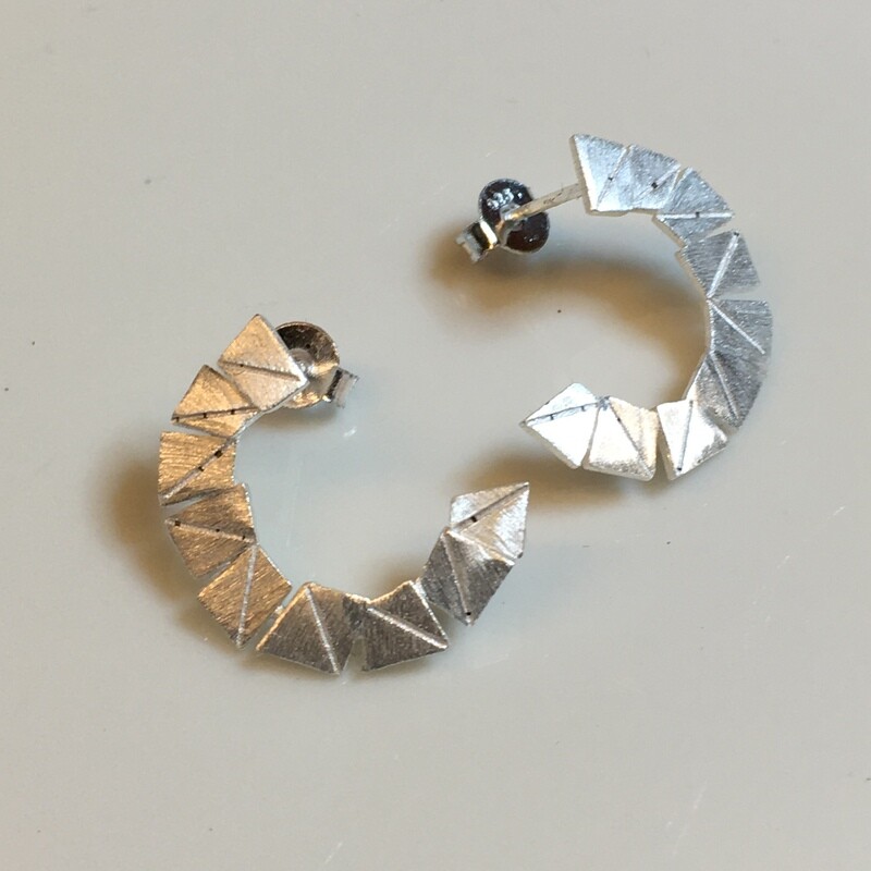 ORIGAMI Rund Ohrstecker ORIGAMI Rund Ohrstecker