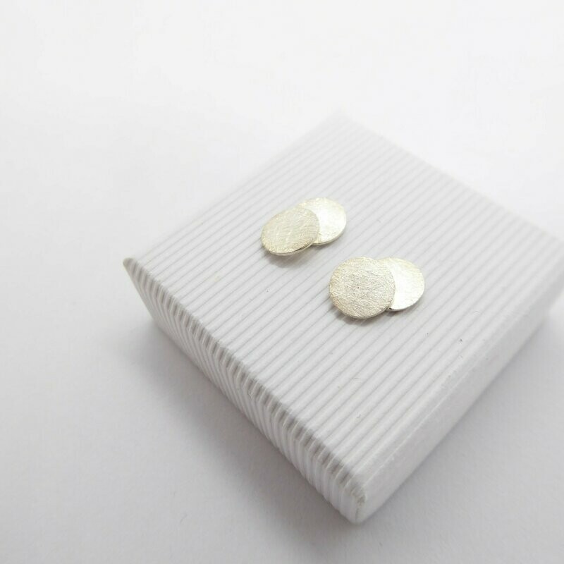 Ohrstecker "Silberplättchen"