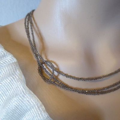 Rauchquarz-Collier „Sunlight Glow“ Rauchquarz-Collier „Sunlight Glow“