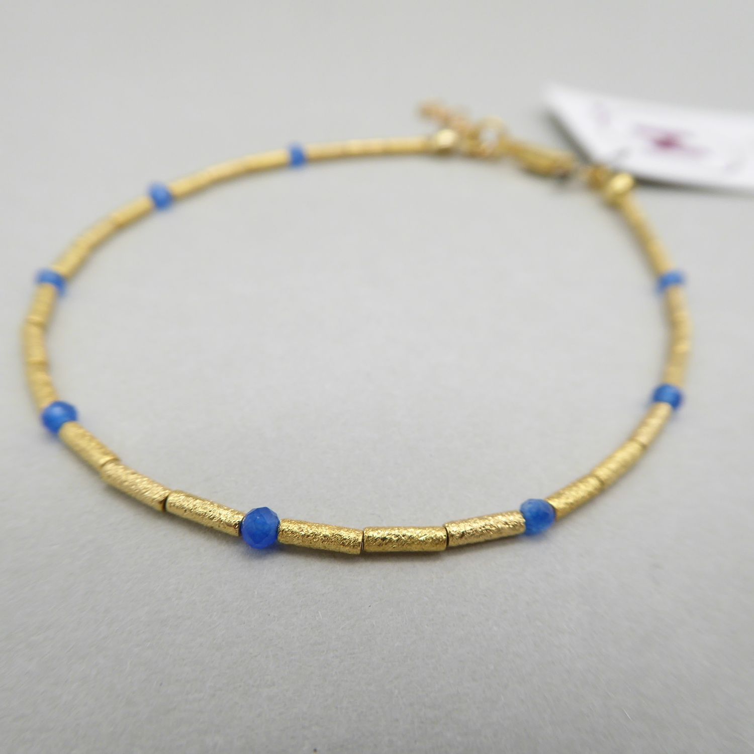 Punkt-Strich-Armband Saphire