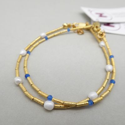 Punkt-Strich-Armband Süßwassserperlen Punkt-Strich-Armband Süßwassserperlen