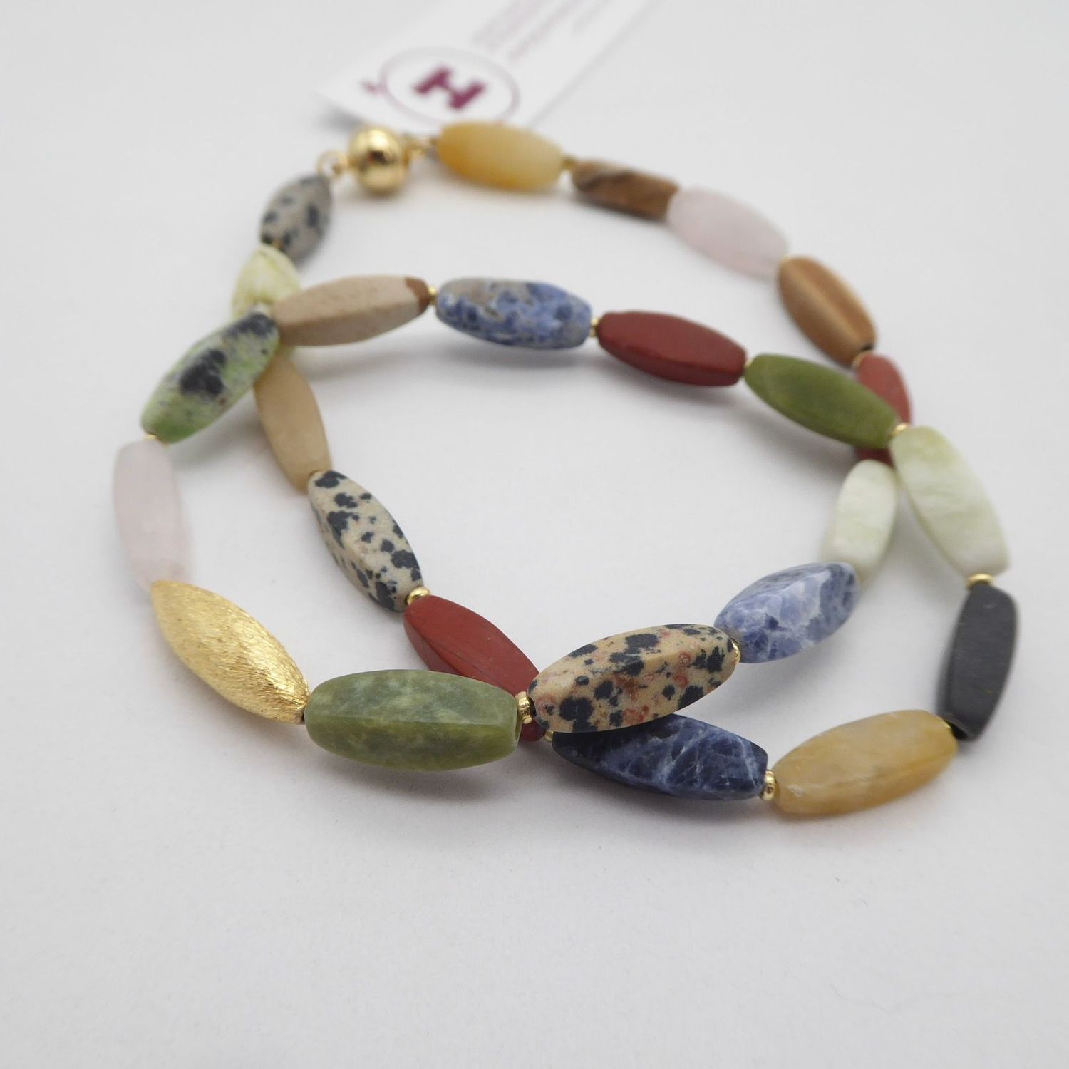 Collier „Erde & Elemente“ vergoldet