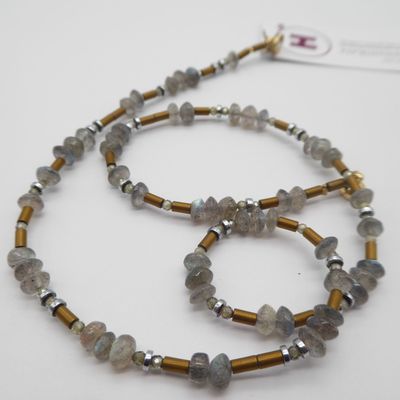 Collier Labradorit