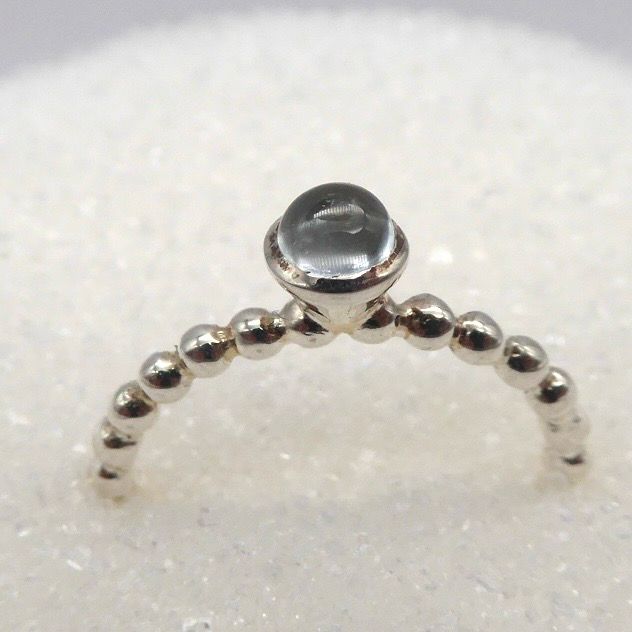 AZURE - Sterling Silberring mit Blauquarz AZURE - Sterling Silberring mit Blauquarz