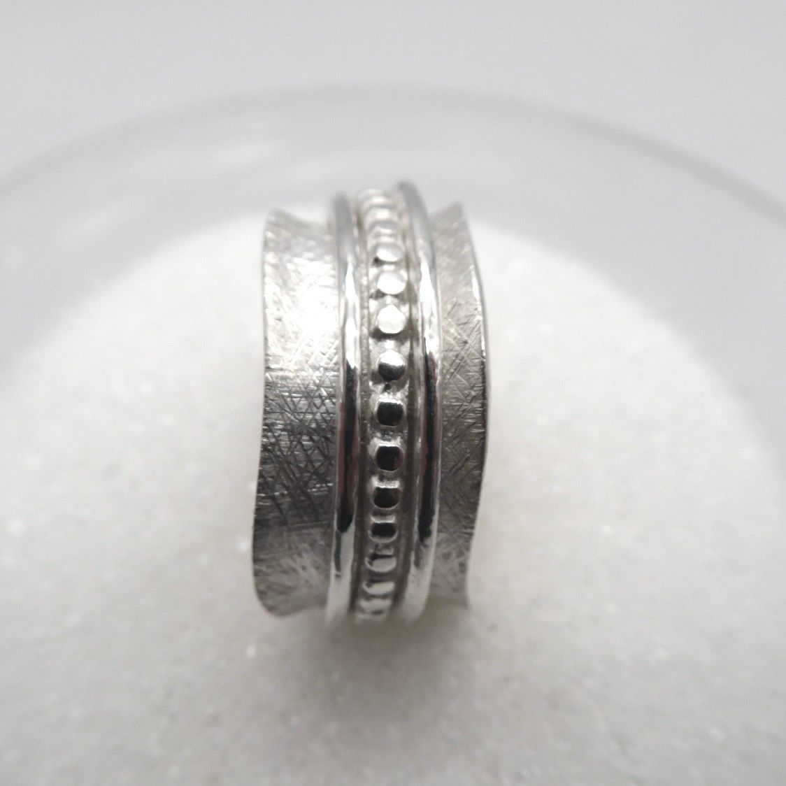 „Spielraum“ - Sterlingsilber Ring mit beweglichen Reifen „Spielraum“ - Sterlingsilber Ring mit beweglichen Reifen