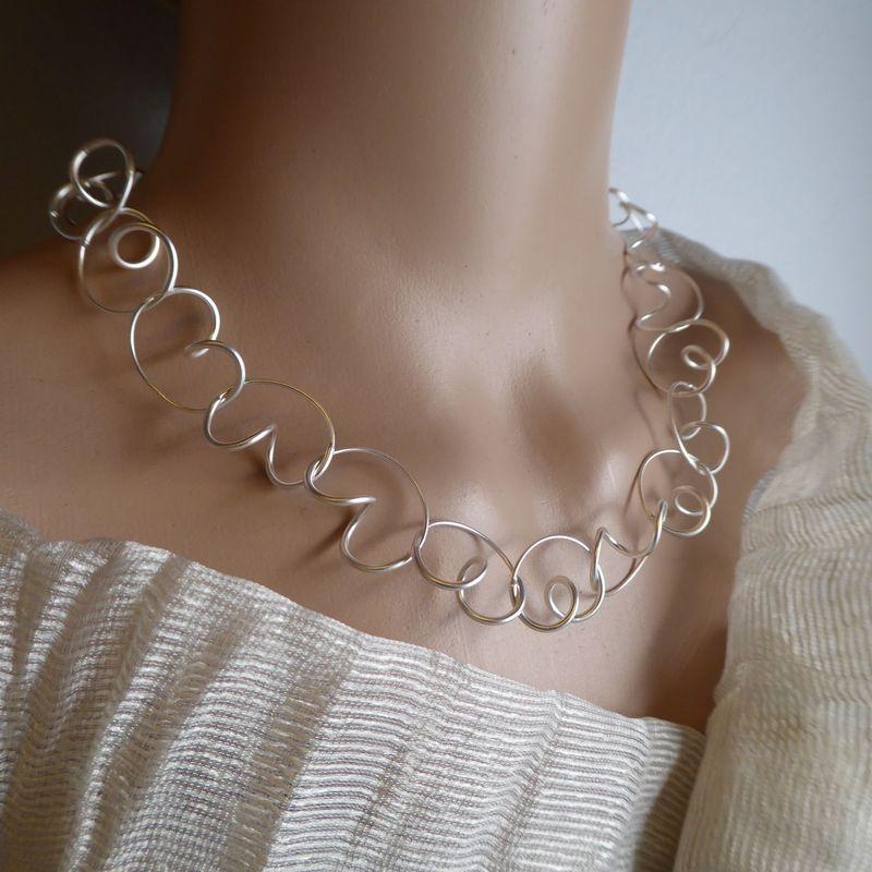 Curlie –Collier aus FeinstSILBER