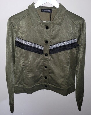 Gini Moleskin Fringes Jacket