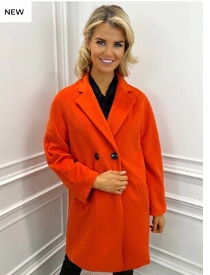 Kate & Pippa Orange Bari Coat