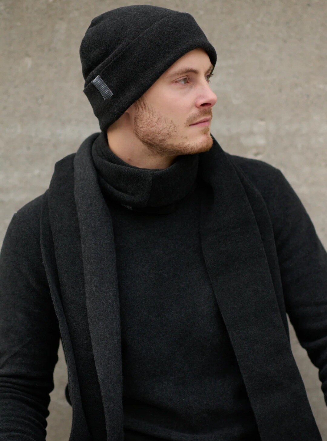 Carl Fleece Hat by Steffensen, COLOUR: SOFT BLACK
