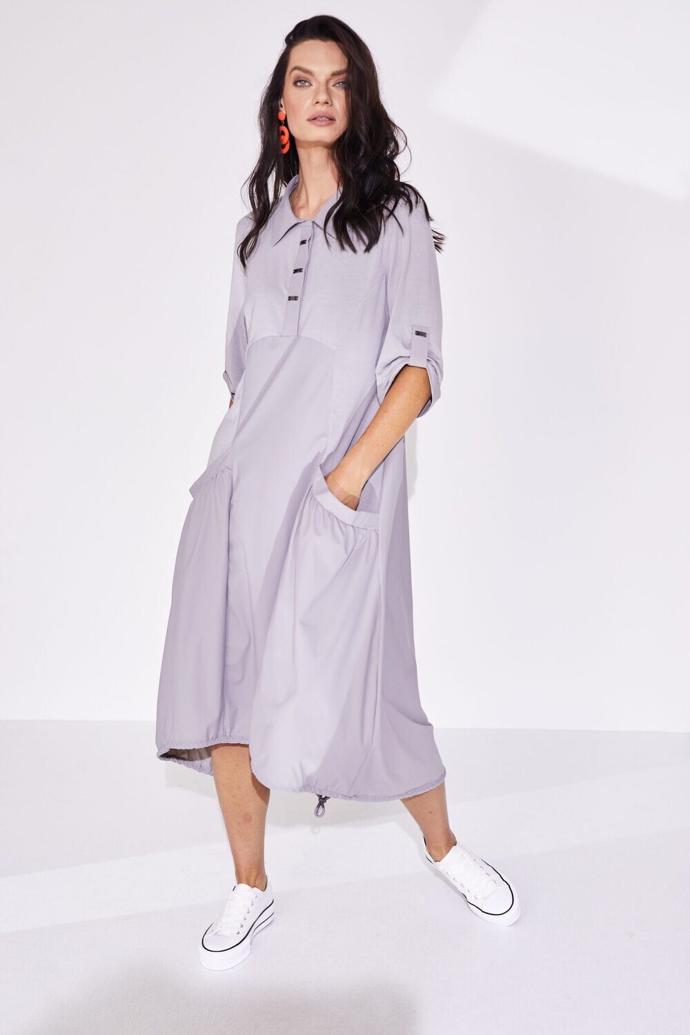 Naya Jersey Mix Dress, Size: 0