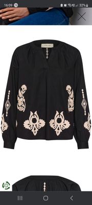 Oriental Black Boho style with embridery detail from CREAM